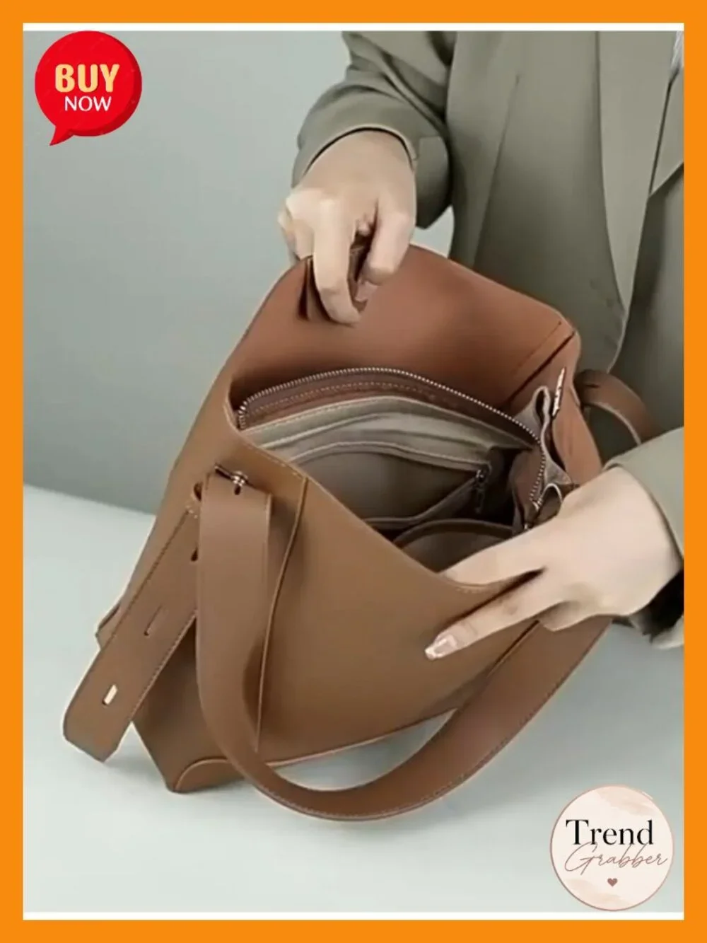Genuine Leather Hobo Bag Crossbody Shoulder Purse Women